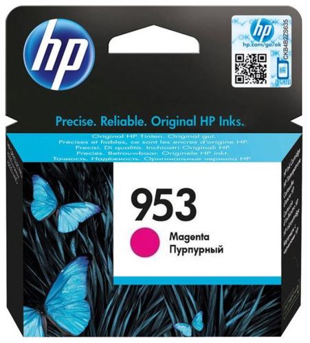 Inkoustová cartridge HP 953 (F6U13AE), magenta, 630 stran, originál