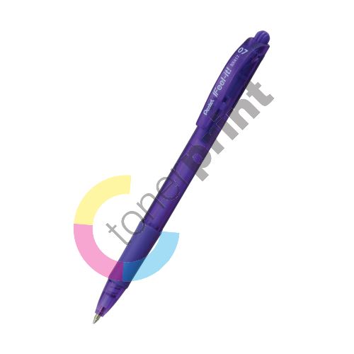Pentel iFeel-It! BX417, kuličkové pero, fialové 1
