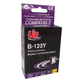 Inkoustová cartridge Brother LC-123Y, yellow, MFC-J4510DW, DCP-J4110DW, UPrint