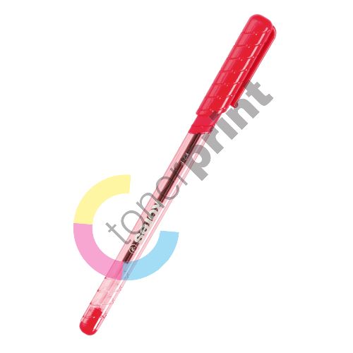 Kuličkové pero Kores K2, červené 1