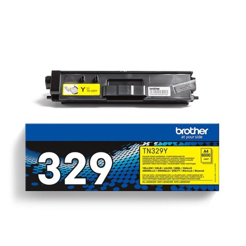 Toner Brother TN-329Y, HL-L8350CDW, HL-L9200CDWT, yellow, TN329Y, originál