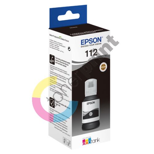 Cartridge Epson C13T06C14A, black, 112, originál 1
