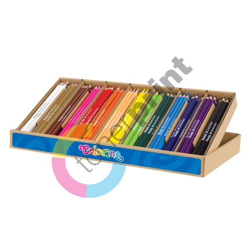 Colorino pastelky trojhranné, BIG BOX, 14 barev 1
