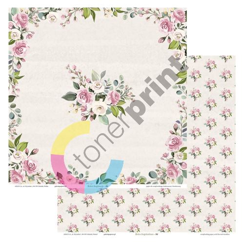 Scrapbooking papír Retro Inspirace 04, 200g, 5ks 1