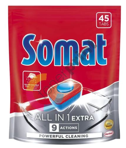 Somat All in 1 Extra tablety do myčky na nádobí 45 tablet 819g