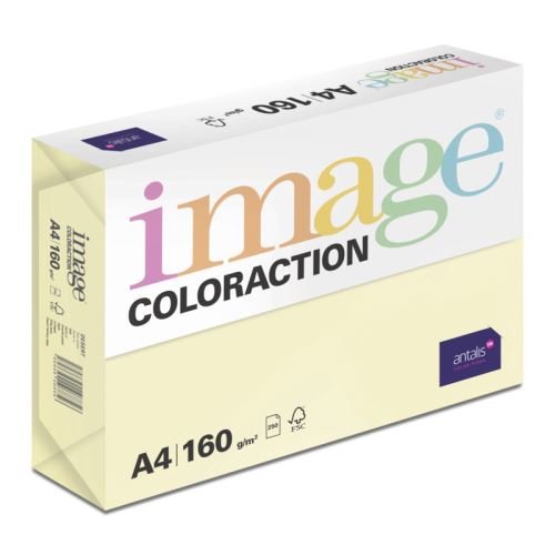Barevný xerografický papír Image Coloraction A4 160 g Desert světle žlutá – 250 archů