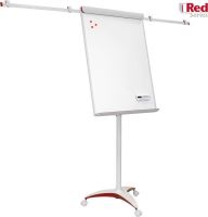 Flipchart Mobilchart PRO 100 x 70 cm RED line, s rameny (4)