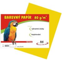 Náčrtkový papír barevný žlutý A4, 100 listů 2 (2)