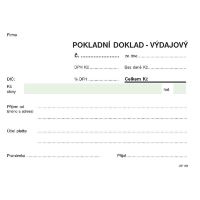 Výdajový pokladní doklad s DPH A6 samopropisovací 100 listů OP1069 (1)