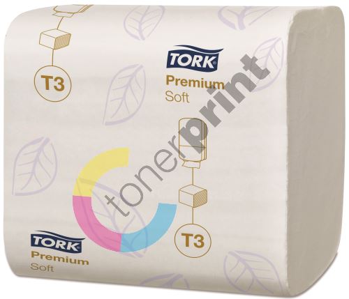 Tork skládaný toaletní papír Soft Folded, 2vrstvý, bílý, T3 2