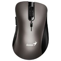 Bezdrátová ergonomická optická myš Genius Ergo 8100S, 1600 DPI, Champagne Titanium
