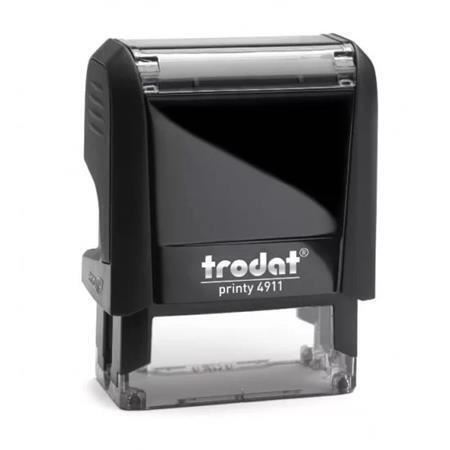 Razítko TRODAT Printy 4911, 38 × 14 mm, černé, černá poduška