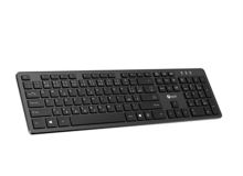 Bezdrátová klávesnice C-TECH Quallis KB-118, CZ/SK, Bluetooth 5.0 + USB, černá