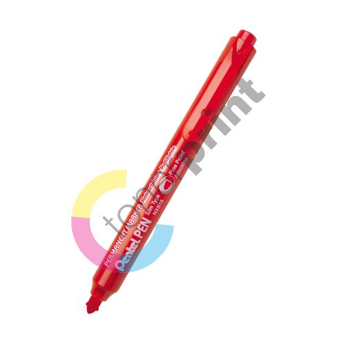 Pentel Pen Slim Type NXS15, popisovač, červený 4
