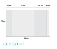 Obal univerzální 90mic, 220 x 380mm I260505 Obal univerzální 90mic, 220 x 380mm I260505