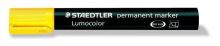 Permanentní popisovač "Lumocolor 350", žlutá, klínový hrot, STAEDTLER