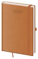 Týdenní diář A5 2027 – Print Plus přírodně hnědý Týdenní diář A5 2027 – Print Plus přírodně hnědý
