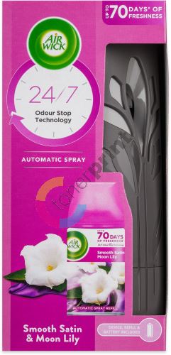 Air Wick FreshMatic Smooth Satin & Moon Lily - Jemný satén a měsíční lilie automatický spr