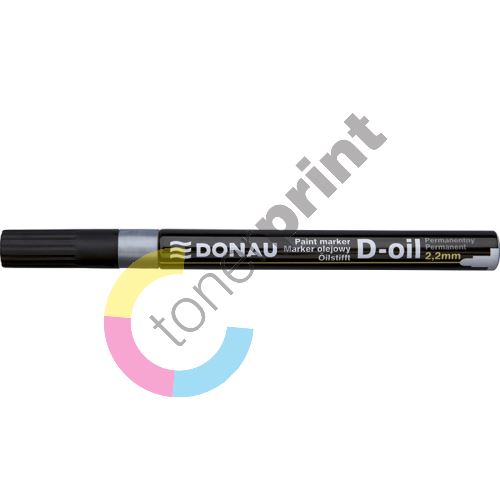 Donau D-oil lakový popisovač, 2,2 mm, stříbrný 1