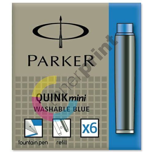 Inkoustové bombičky Parker Royal, krátké, modrá 2