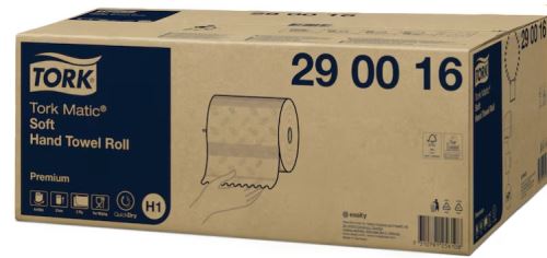 Tork Matic Premium papírové ručníky H1, 2vrstvé, bílé, 100 m, 290016