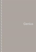Spirálový sešit Shkolyaryk Genius, čtverečkovaný, mix, A5, 80 listů, PP desky (4)