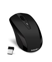 Bezdrátová laserová cestovní myš EVOLVEO WML-306B, 1600 DPI, nano USB, černá