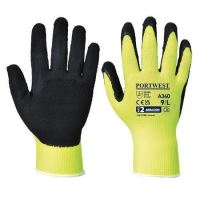 Ochranné rukavice "Hi-Vis Grip", žlutá, latexové, velikost L, A340YERL Ochranné rukavice "Hi-Vis Grip", žlutá, latexové, velikost L, A340YERL