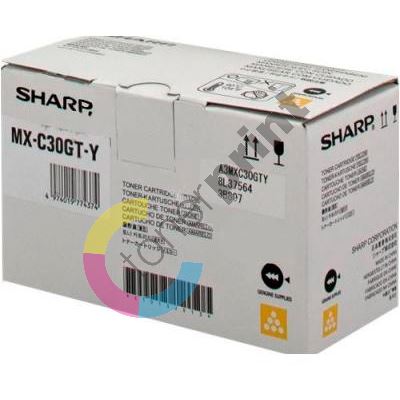 Toner Sharp MX-C30GTY, yellow, originál 1