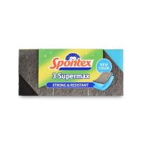 Spontex Super Max tvarované houbičky na nádobí 3 ks