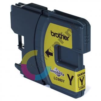 Inkoustová cartridge Brother LC-980Y, DCP 145C, DCP165C, yellow, originál