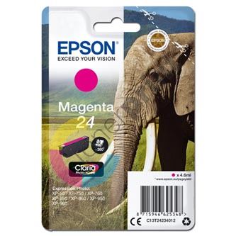 Inkoustová cartridge Epson C13T24234012, T2423, magenta, originál