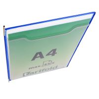 Tarifold Fold´up rámeček na velkoobjemové dokumenty, A4, otevřený shora, modrý, 5 ks 2