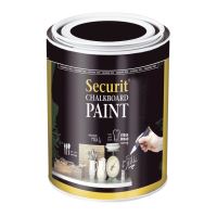 Nátěrová barva Securit Chalkboard Paint, na 3 m2, 0,25 kg, barva černá