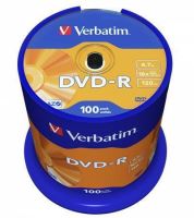 Verbatim DVD-R, DataLife PLUS, 4,7 GB, Scratch Resistant, cake box, 43549, 100-pack (3)