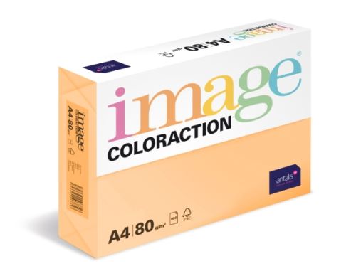 Barevný xerografický papír Image Coloraction A4 80 g Savana meruňková – 100 archů