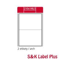 Samolepící etikety SK LABEL Plus A4 210 x 148,5 mm