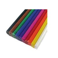 Krepový papír - mix barev, 0,25x2m (10 rolí)