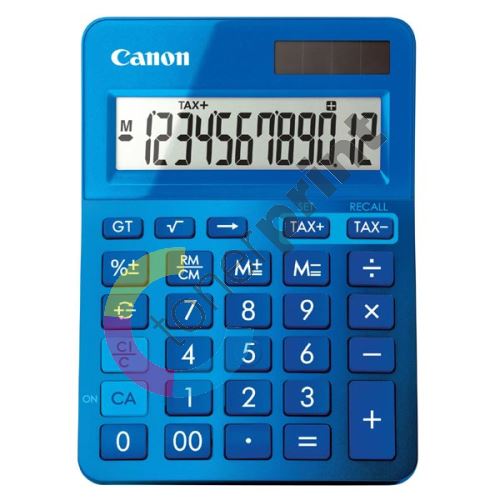 Kalkulačka Canon LS-123K, modrá, stolní, dvanáctimístná 1