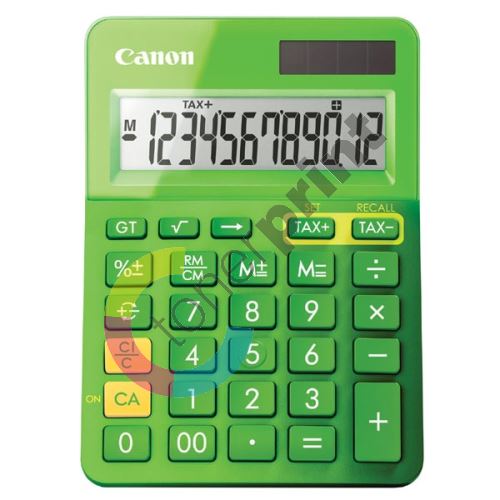 Kalkulačka Canon LS-123K, zelená, stolní, dvanáctimístná 1