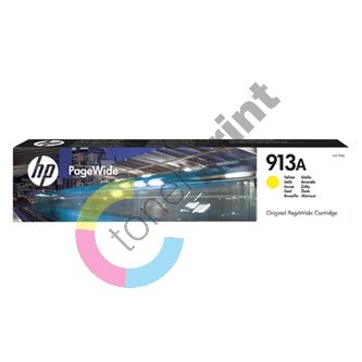 Inkoustová cartridge HP F6T79AE, PageWide 377, 450, yellow, No.913A, originál