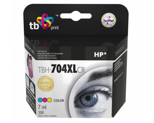 Kompatibilní cartridge HP 704 XL, CN693AE, TB Print, barevná CMY, DeskJet IA 2060