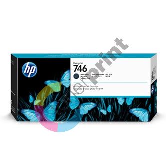 Inkoustová cartridge HP P2V83A, DesignJet Z6, Z9+, matte black, 746, originál