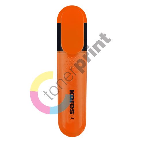 Zvýrazňovač Kores Bright Liner Plus 0,5-5mm, oranžový 3