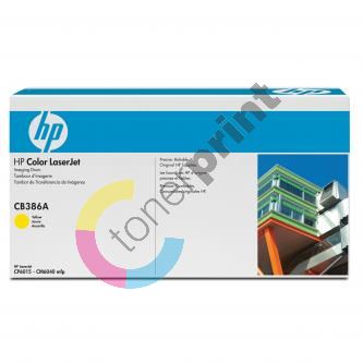 Válec HP CB386A, Color LaserJet CP6015, CM6030, 6040, žlutý, drum kit, originál