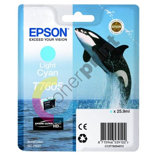 Cartridge Epson C13T76054010, cyan, originál 1