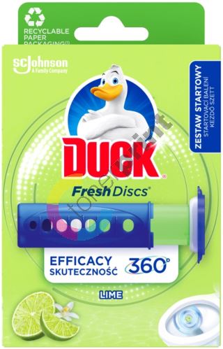 Duck Fresh Discs Limetka WC gel pro hygienickou čistotu a svěžest Vaší toalety 36 ml