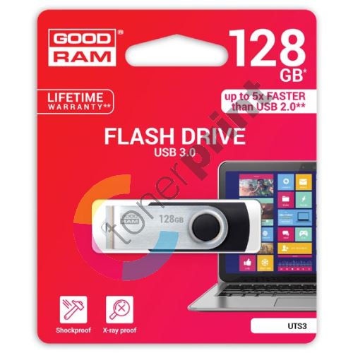 Goodram UTS3 128GB, USB flash disk 3.0, černá 1
