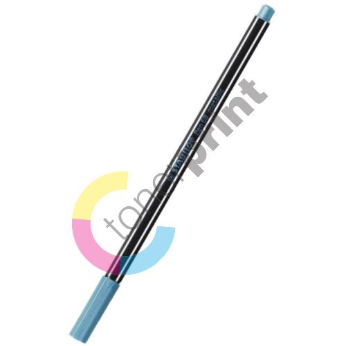 Fix Stabilo Pen 68 metallic, kovová modrá, 1 mm 1