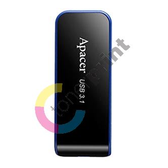 Apacer USB flash disk, USB 3.0, 32GB, AH356, černý, AP32GAH356B-1, USB A, s výsuvným konek